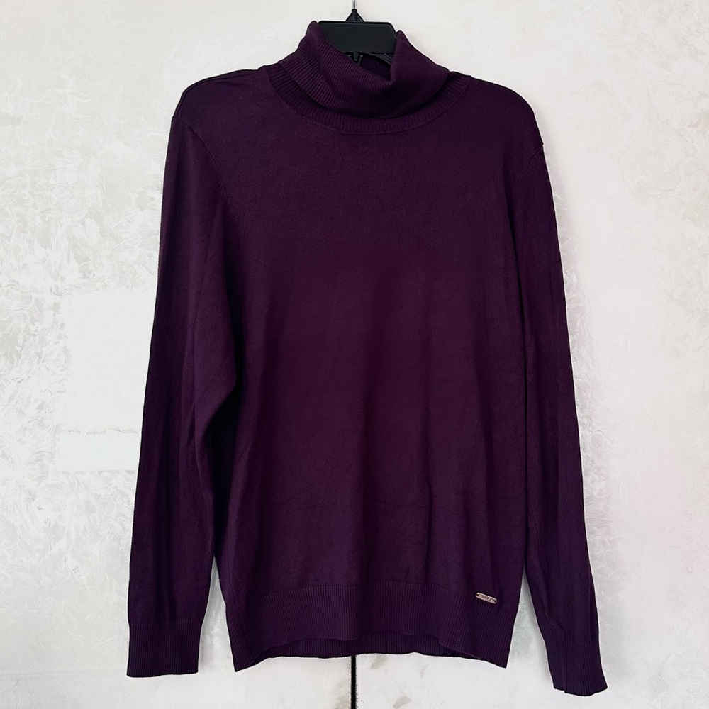 Calvin Klein Turtleneck Plum Sweater